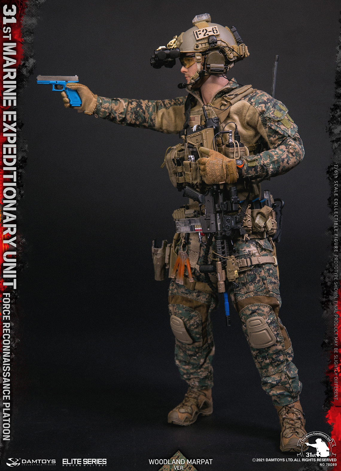 Damtoys 78088 第31海兵遠征隊部隊偵察小隊31st Marine DAMTOYS DAM 78088 1/6 31st Marine Expeditionary Unit Soldier